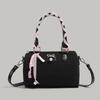 2025 New Fashion High-End Handbag Niche Girly Heart Bow Boston Commuter Shoulder Crossbody Bag