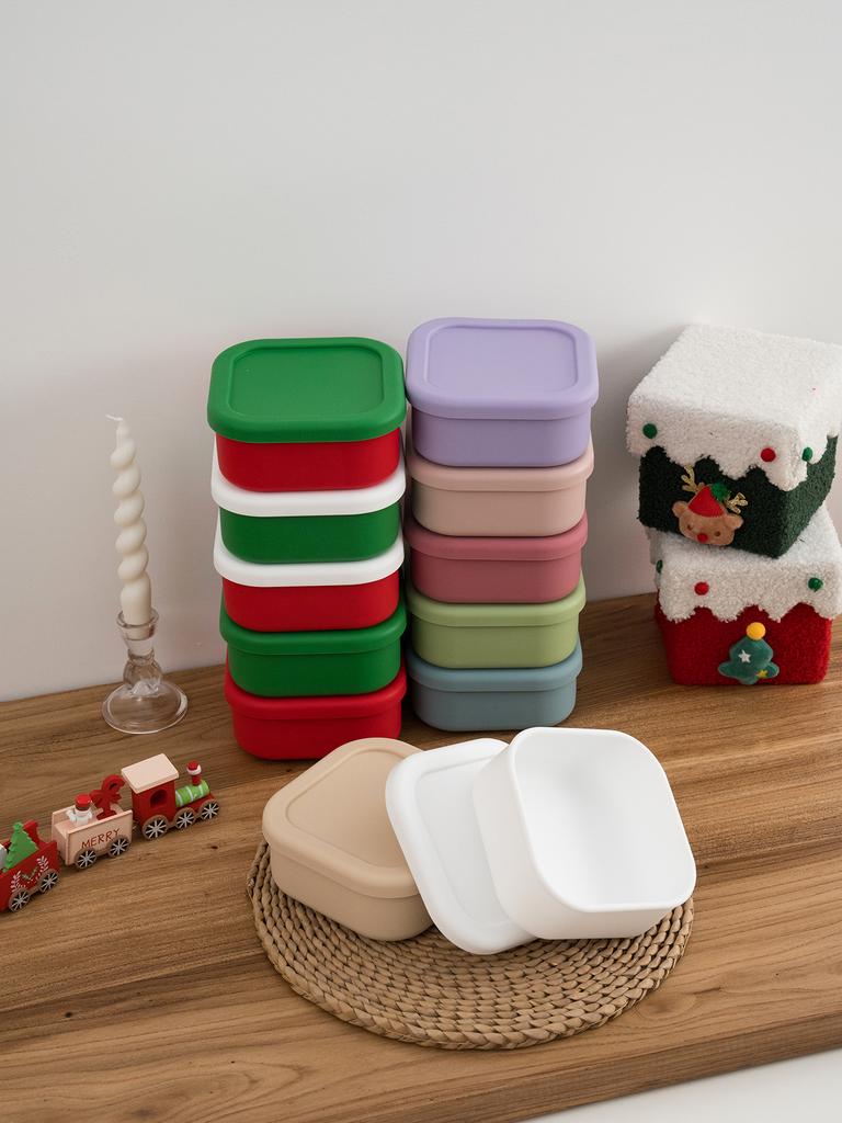 Color Kids 1 Stück Baby-Fütterungsnapf Lunchbox Bento Auslaufsicher Mikrowellengeeignet Lebensmittelbehälter Kinder Schulgeschirr Weihnachtsgeschenk