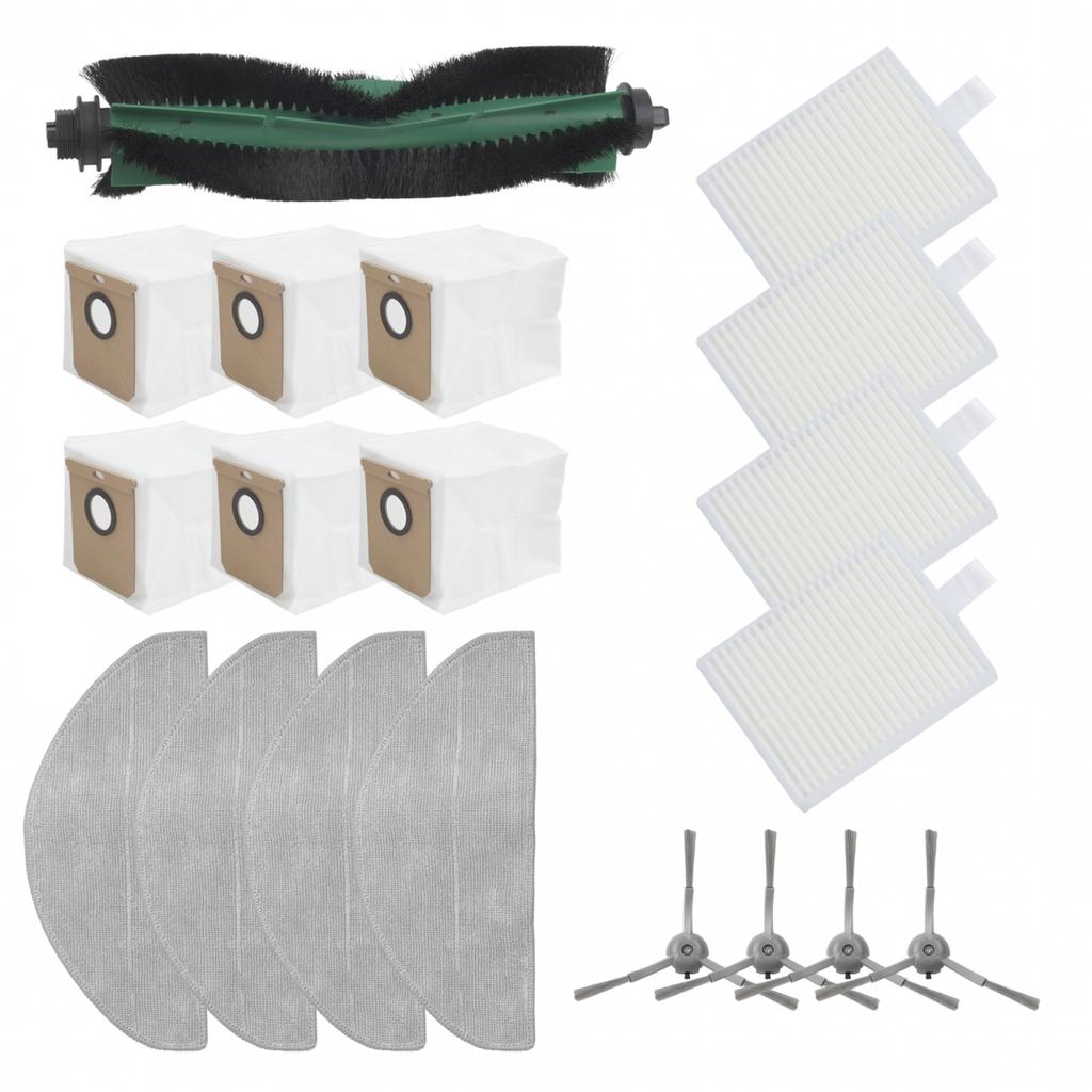 Side Brushes Filters and Mop Pads for Cecotec For Conga 7490 Vacuums