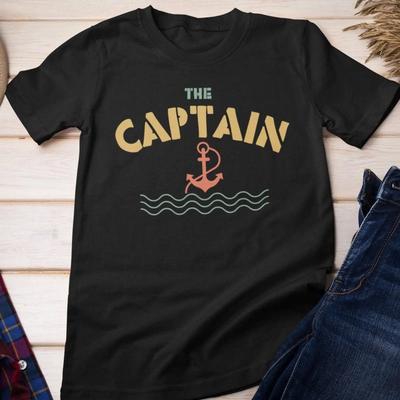 For Boat Owner Yachting T Shirt Sailing Captain Nautical Anchor Vintage Comfortable Fashion Homme Streetwear