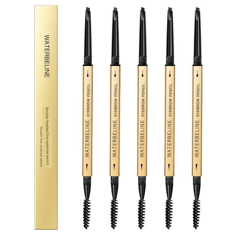 [Buy 1 Get 1 Free] Eyebrow Pencil Long Lasting Waterproof Non-Decolorizing Sweat-Proof Distinct Look Wild Eyebrow Novice Female Official Authentic
