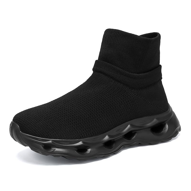 Large Size Sports Breathable Fly-woven Socks, Shoes Are Lazy with One Foot