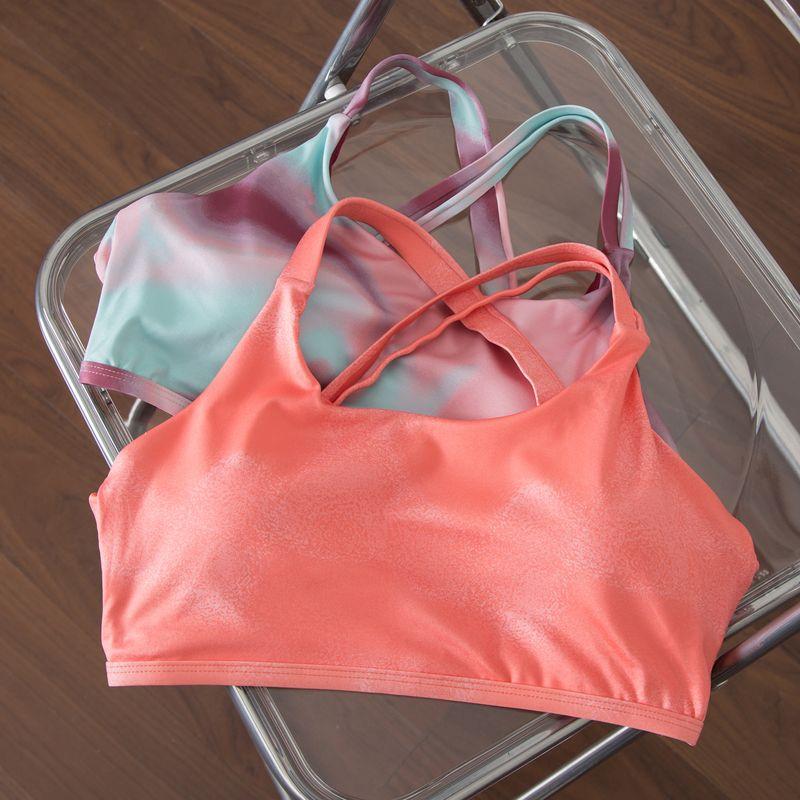 

Официальный сайт только что опубликован! Встроенный съемный нагрудный вкладыш/Красивая одинарная спинка для красоты Спортивное нижнее белье Йога Фитнес Бюстгальтер Внешняя торговля Orange color M