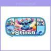 Stitch Childrens Double Layer Pencil Case With Polyester Storage For School Supplies