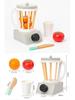 Wood Kids Play Kitchen Set: Pretend Cooking Toy for Boys & Girls, Ideal Birthday Gift