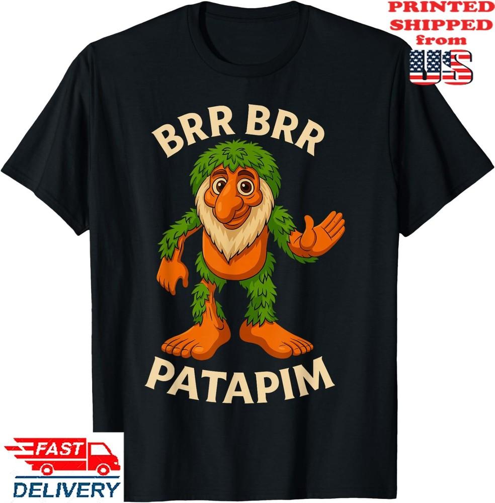 Meme Italian Brainrot BRR BRR Patapim Men T-Shirt, Unisex Tee Unisex T-Shirt L