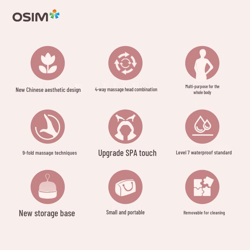 OSIM uScalp Lite Head Massager CN plug (adapter included)