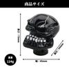 Shift Knob Funny Skull Skull Skull Mt Truck Light Tiger Extension Shift Lever 5 Speed 6 Speed (Black)