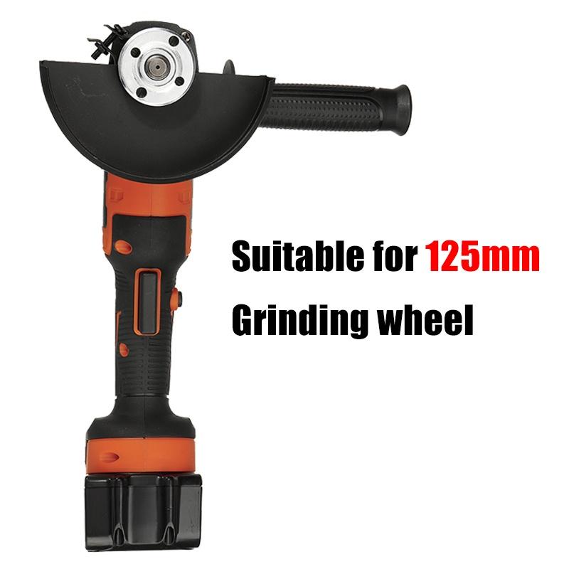 1600W 388VF Brushless Cordless Angle Grinder Grinding Machine Cutting 12000rpm Electric Grinder Power Tool with Batteries