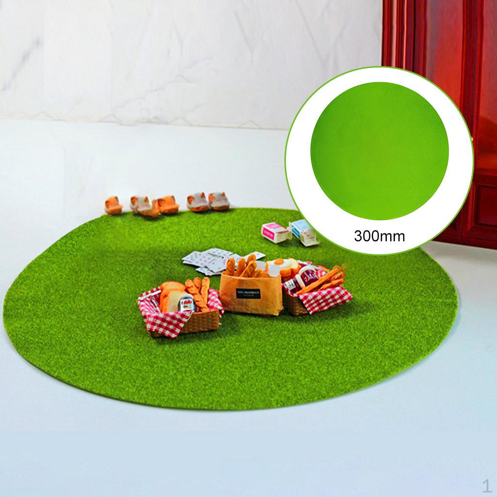 

Grass for Dollhouse Miniatures Garden, Artificial Crafts Decoration, Mini House Sum Lawn 30cm