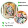 Static Cling Window Stickers Creative Watercolor Flowers for Study Bedroom Bathroom Balcony Glass Decor