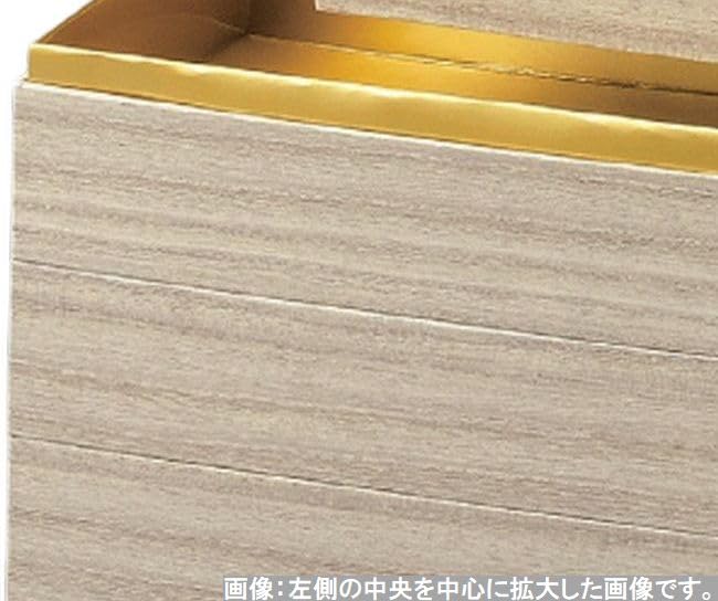 Outdoor Lunch Box Made In 3 White Paulownia Wood with Paper X X J-kitchens (Lunch Box) Japan, Tiers, 4.5"/7.0" Width, Long, Finish, 21.4cm 14.3cm