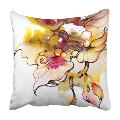 Animal Cherry Blossom And Fawns Watercolor Floral Pattern Artistic Bambi Beautiful Pillow Case Cover 18x18inch 45x45cm Buy At A Low Prices On Joom E Commerce Platform