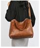 Spring Women's Large Retro Versatile Tote Handbag - European & American Style Shoulder/Crossbody Bag
