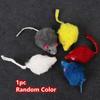 12 Pezzi Mouse Pelo Vero Misto Caricato Gatto Interattivo Gattino Giocattoli Gatti Da Catturare Masticare Con Suono Animale Domestico Gatto Giocattoli Forniture