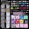 Nail Art Resin Bow & Pearl Star Tweezers Set
