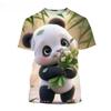 Kinderkleidung 3D-Druck Niedliche und Lustige Tiere Kurzarm Grafik-T-Shirts Jungen Mädchen Rundhals Oberteile T-Shirt Kinderkleidung