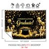 1Pcs Black Golden Starlight Graduation Decoration Background Backdrop For Photo Studio Photo Booth Party