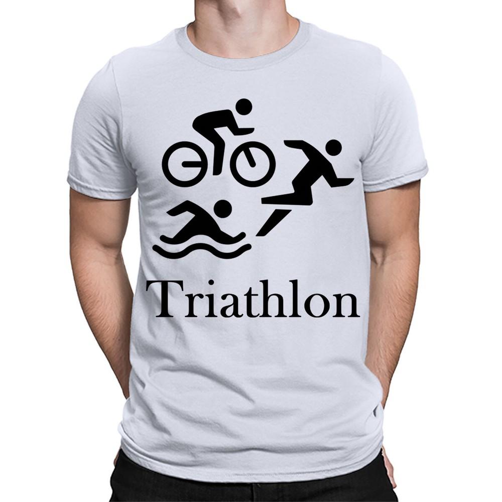 Triathlon Running Swimming Cycling Sport Bike Mens Womens TShirts Top TA38 2XL