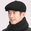 Hat Men's Cap Autumn and Winter Warm Ear Protector Forward Hat Grandpa Old Man Cotton Hat