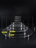 1-4 Tier Acrylic Display Stand for Action Figures,Cosmetic Rack Clay Doll Jewelry Cupcake Perfume for Corner Display Riser Shelf