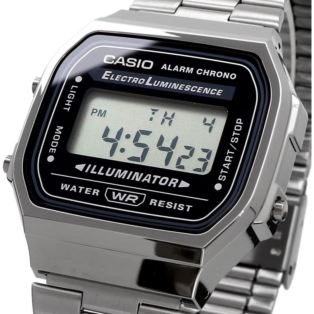CaSio Digital Watch Standard A168wgg 1a Men S woMen kidS Grey Metallic Import