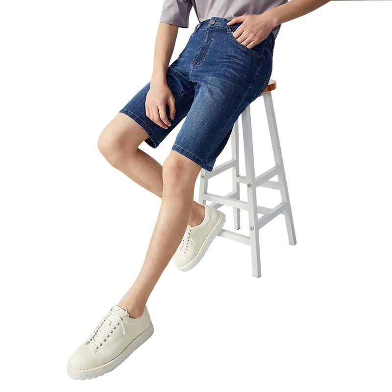 Hodo Men s Lightweight Cool-Feel Denim Shorts 33