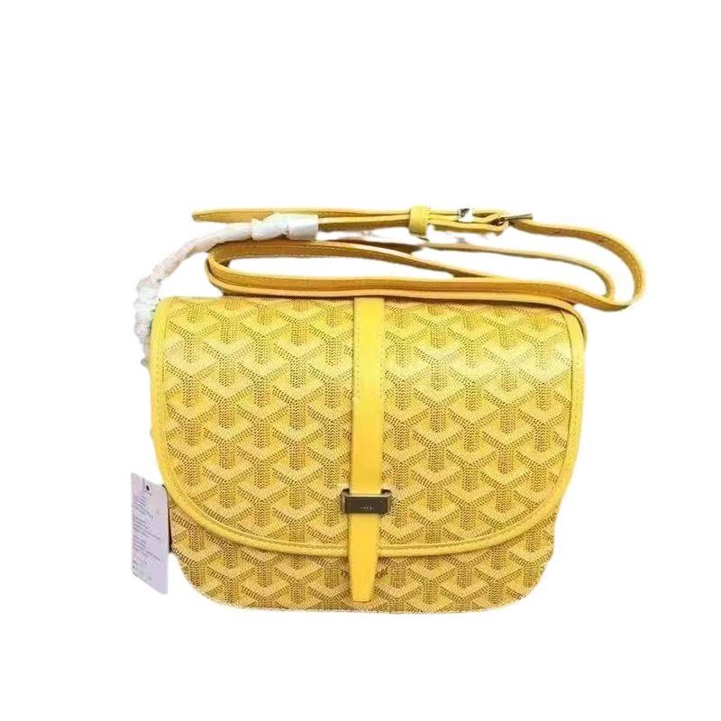 Goya Unisex Fashion Print Dogtooth Saddle Crossbody Messenger Bag