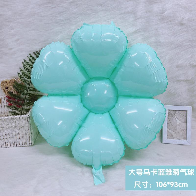 Wind White Little Daisy Balloon Egg Flower Chrysanthemum Birthday Arrangement Smiley Face Sun Flower Balloon