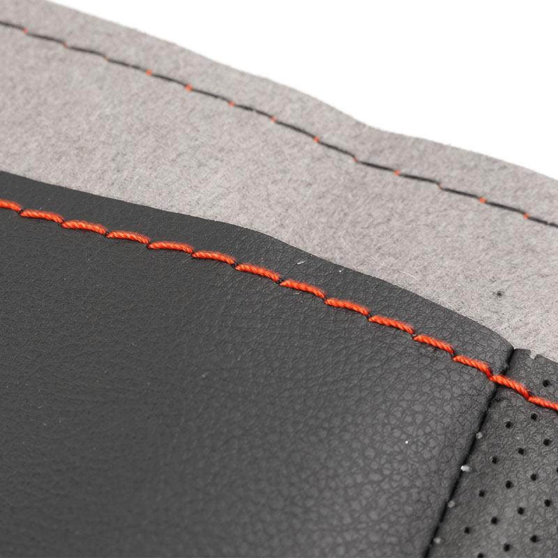 For Mazda MX5 2006-2015 Miata 2009-2014 RX8 CX7 Hand Braid Microfiber Leather Car-styling Steering Wheel Cover Inner Trim