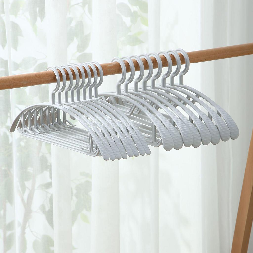 Seamless Non-Slip Clothes Hanger with Anti-Shoulder Bump Protection for Home and Wardrobe Use