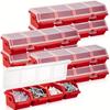 Multi-Compartment Organizer Box For Screws & Small Parts - Durable Plastic Hardware And Jewelry Storage Case