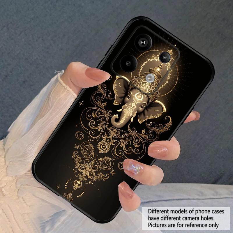 Cartoon Elephant For Redmi Note 10 11 Note12S 12 13 14 Pro Plus 5G 14S 4G 13ProPlus 9S 9 P ro 13C 14C silicone soft phone case