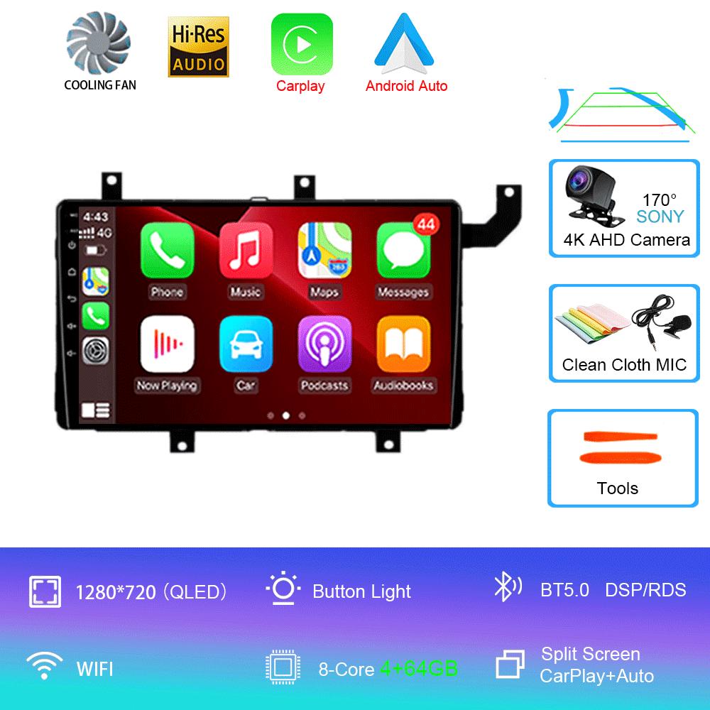 Car Radio Android 14 Carplay Auto For Toyota Tacoma N300 2015-2021 Multimedia Video Player GPS Navigation Stereo Head Unit Audio