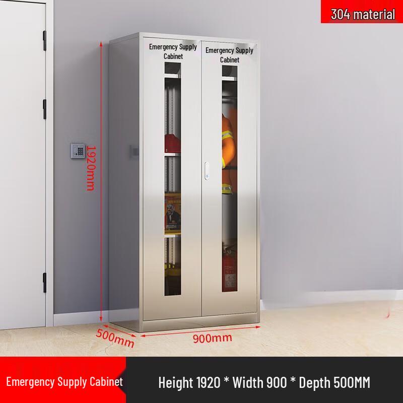 Lieve Stainless Steel Emergency Equipment Storage Cabinet