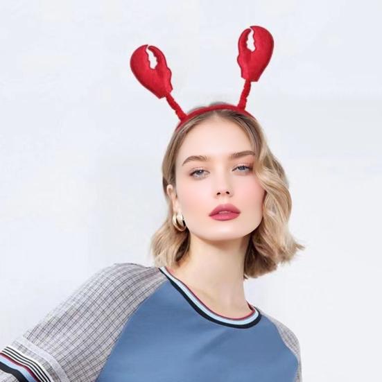Crab Crab Hoop Kids Adults Spoof Headband Headpiece Costume Accessory