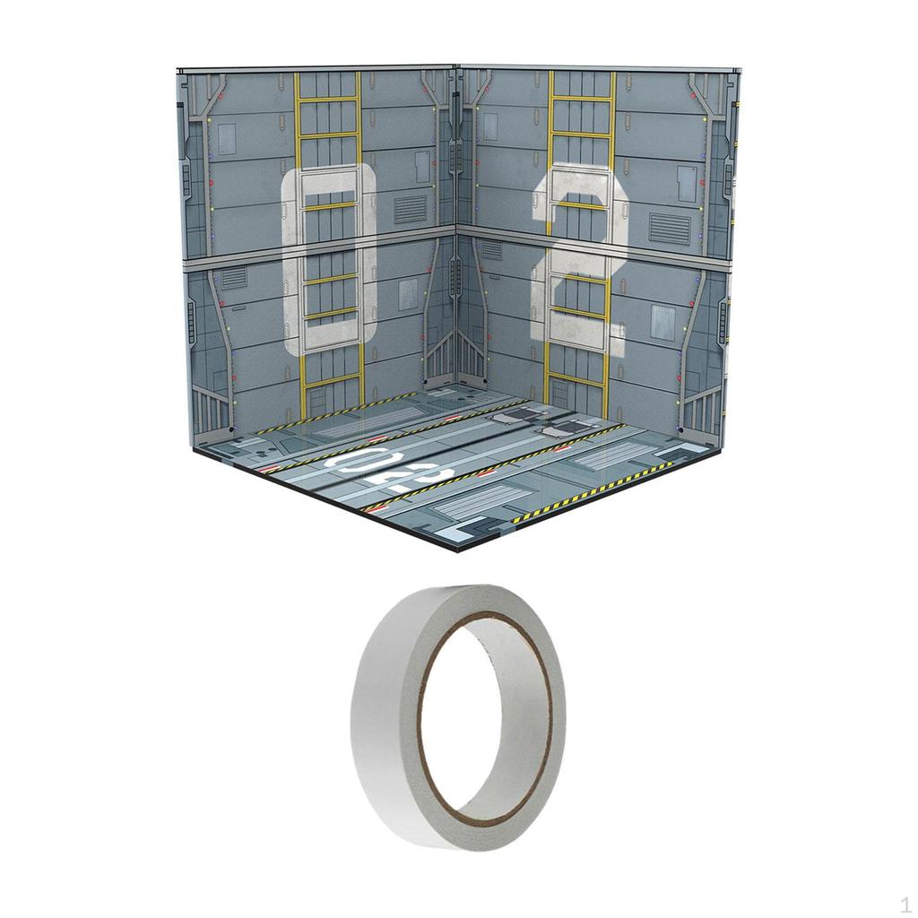 1/12 Display Backdrop Organizer Decoration Japanese Stylish Scene Showcase for Action Figures