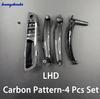 E70 4-teiliges Set LHD RHD Innen Fahrerseite Türfensterschalter Armlehne Abdeckung Zuggriff Ersatz für BMW X5 X6 E70 E71 E72 2007-2013