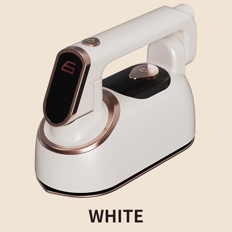 

Portable Dual-Use Folding Handheld Garment Steamer - Dry & Wet Electric Steam Iron with Rotating Head вершковий/білий