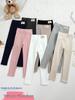 Girls' High Waist Cotton Leggings - Spring & Autumn Fashion for Kids
