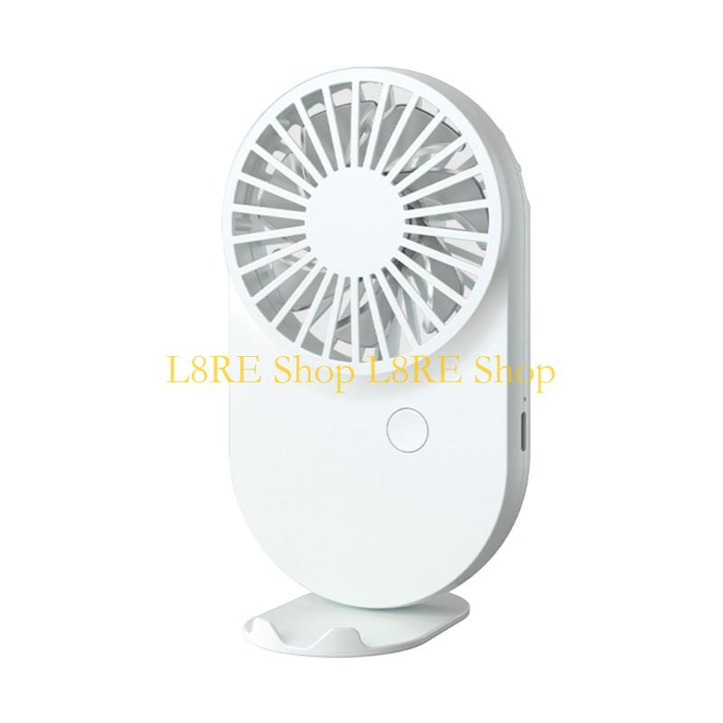 L8RE Quiet Fan Convenient USB Fan Lightweight Cooling Fan Camping Fan Handheld Fan ABS Office Fan Desk Fan for Everyday Use