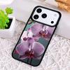 Orchid Flowers Colorful Soft Shockproof Phone Case for iPhone 17 Air 16e 15 11 12 14 13 Pro Max Cover Coque