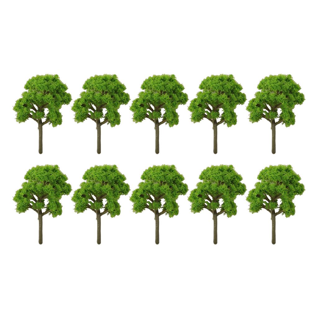 Architectural Model Tree Scenery Layout Plastic Accessories 10PC Garden