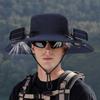 Solar Fan Hat For Men Women, Wide Brim Hat With Dual Solar Fans, 2-in-1 Hands-free Cooling Cap For Hiking & O4z5