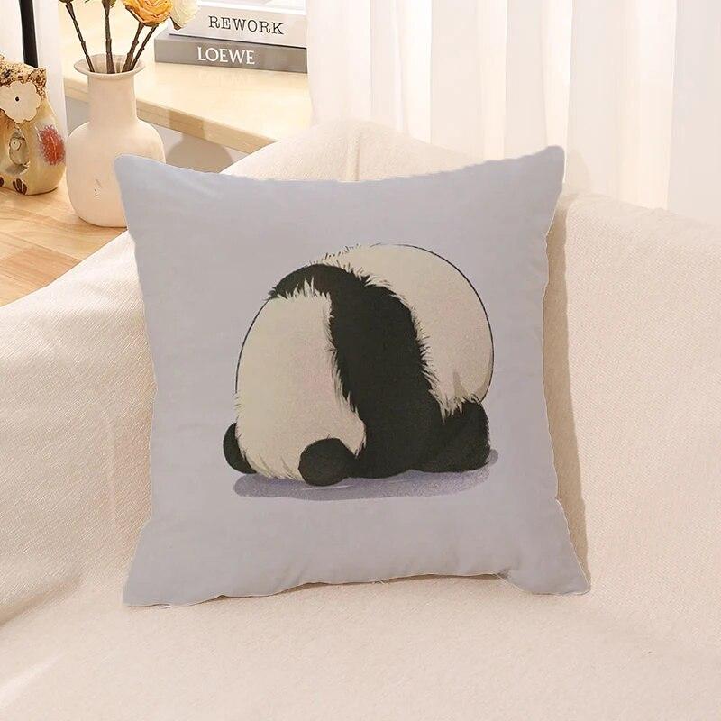 Pillow Panda Pillowcase Sofa Cushion Cover Kawaii  Autumn   Body