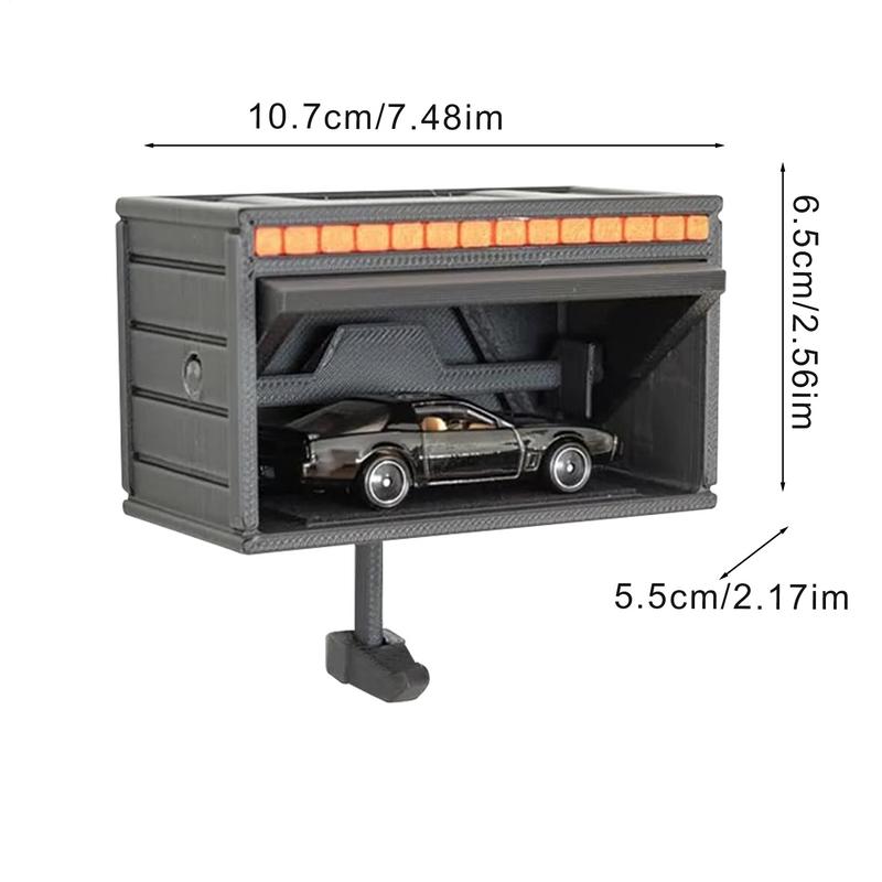 Car Garage Key Holder With Opening Door Fun Garage Keychain Wall Mount Key Organizer with Opening Door Car Key Hook for Hallway