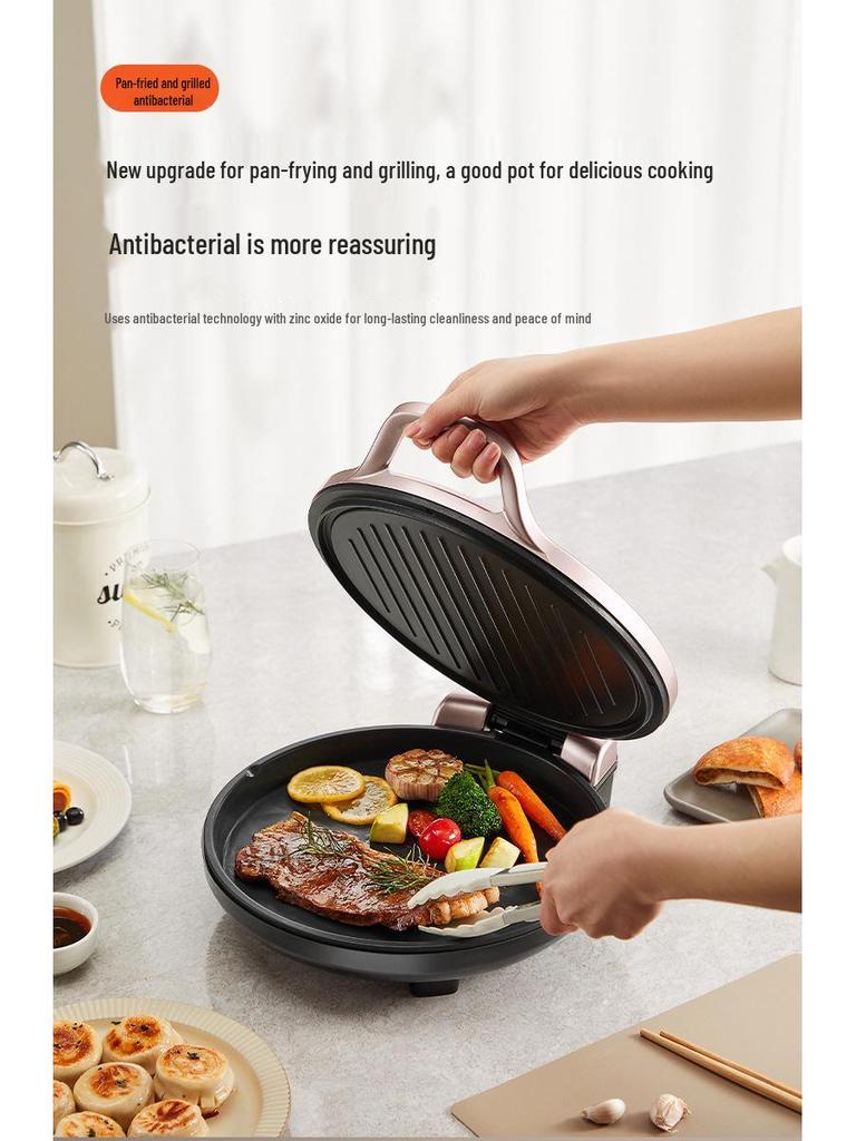 Large Capacity Double-Sided Ceramic Electric Pancake Maker – Multi-functional Griddle for Home Baking