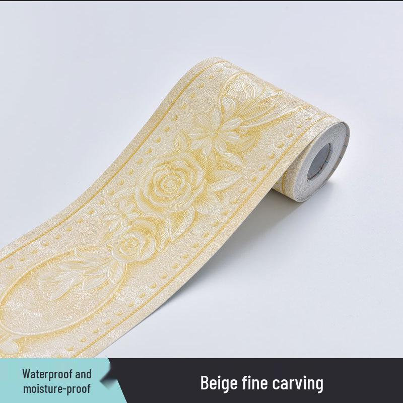 Plintă Decorativă Impermeabilă din PVC și Autocolante de Perete pentru Casă