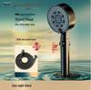 High-Pressure Shower Head with One-Button Water Stop & Filtration