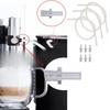 Silicone Milk Hose and Nipple Connector Set 3 Pieces 6 Connectors Compatible with For Coffee Machines Z5 Z6 Z7 Z8